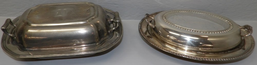 Five Silverplated Covered Dishes - 2