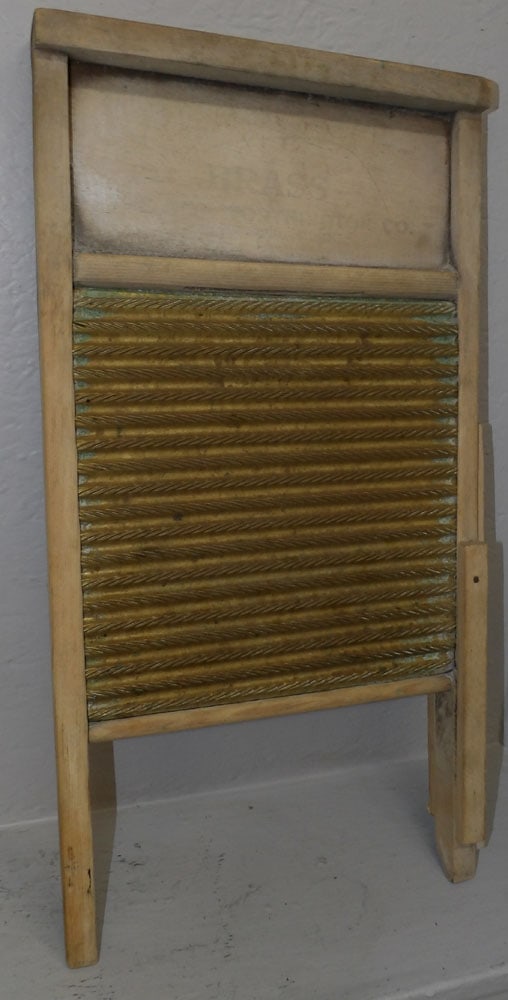 Antique Brass Wash Board (1 of 3)