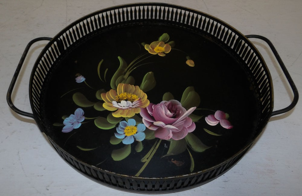 Two Tole Painted Trays - 3