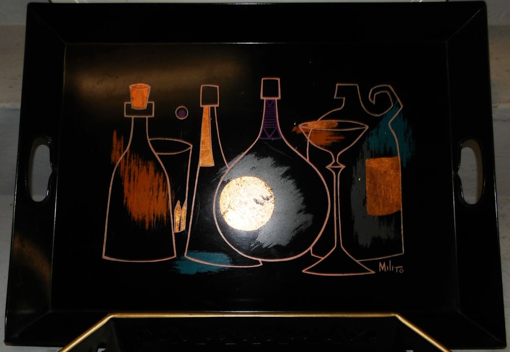 Three Tole Painted Trays - 3