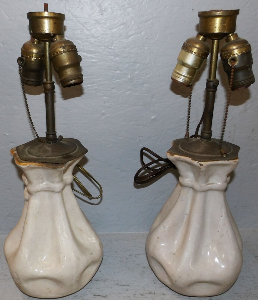 Two Pottery Vases Made Into Lamps (1 of 4)