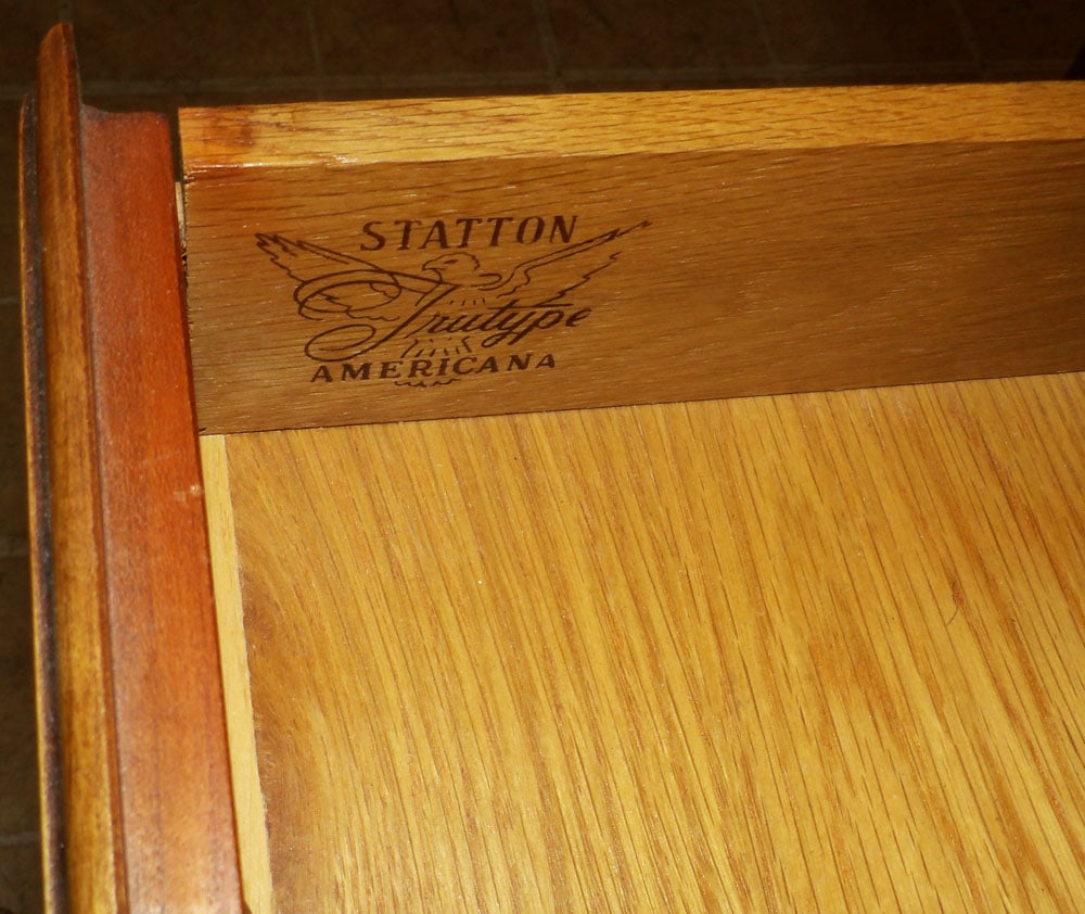 Cherry Drop Leaf One Drawer Table By Statton - 5