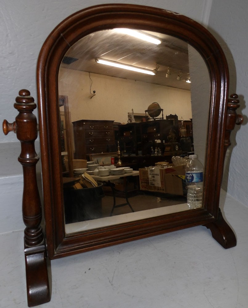 Two Mahogany Shaving Mirrors - 3