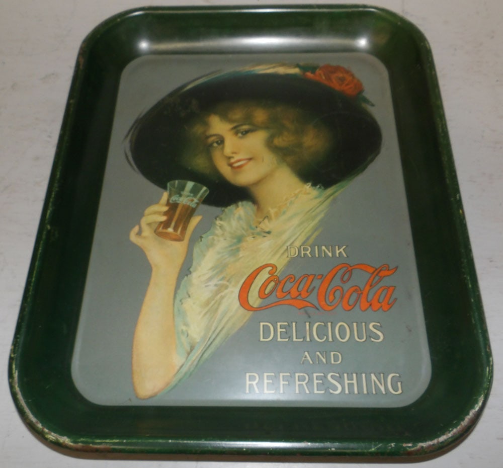 Painted Metal Coca Cola Tray (1 of 3)
