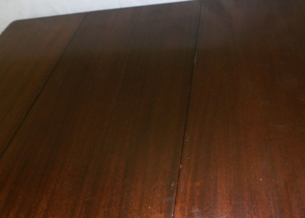 Mahogany Drop Leaf Dining Table - 6