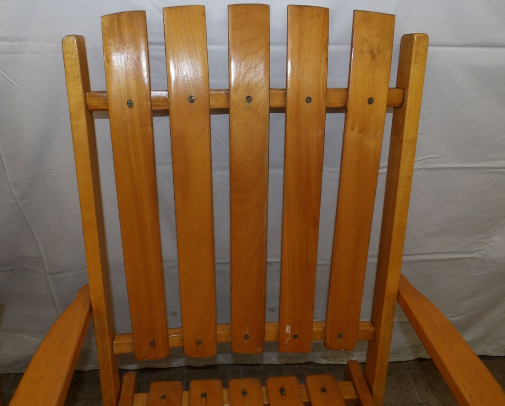 Two Maple Folding Chairs - 3