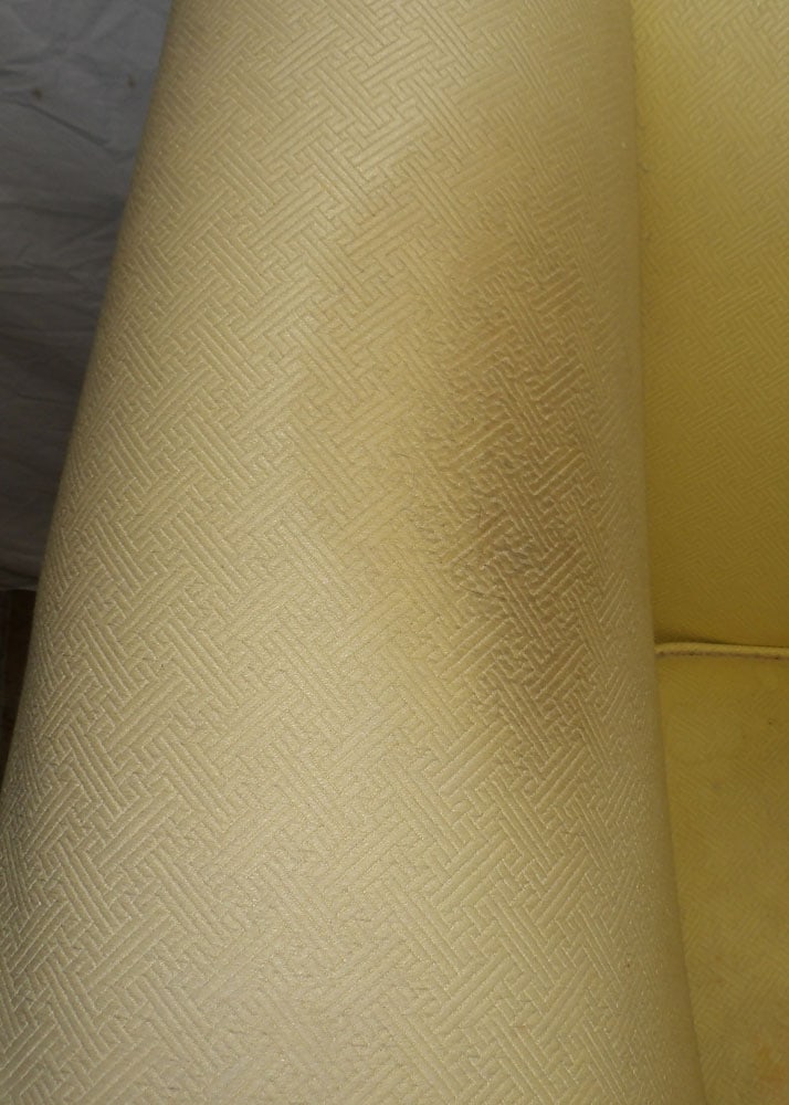 Upholstered Camel Back Sofa - 4