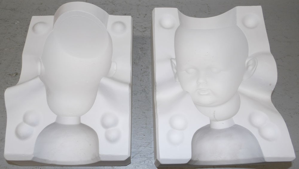 Ceramic Doll Head Mold - 6