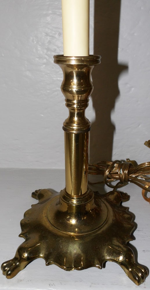 Two Brass Lamps - 2