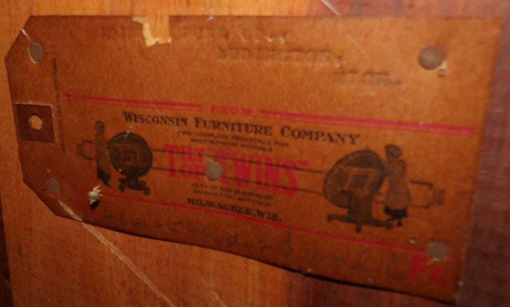 Antique Walnut Dining Table With Three Leaves - 6