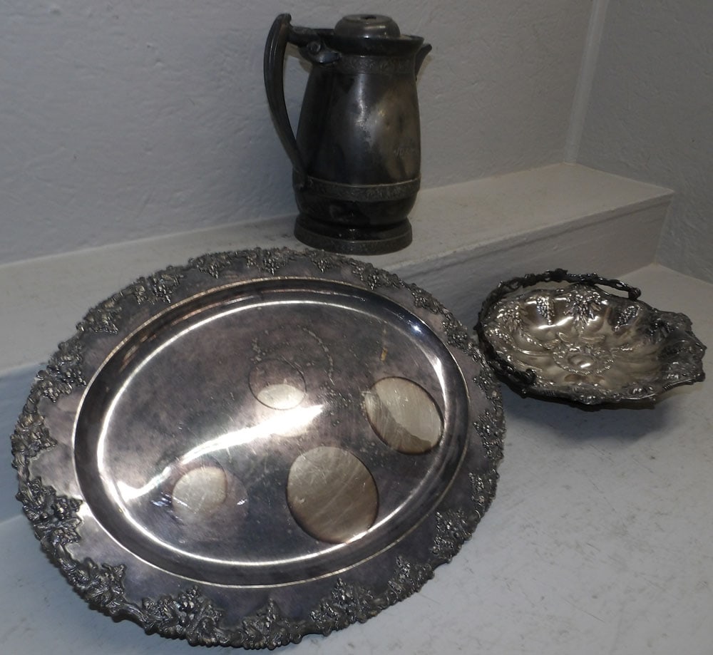 Three Silver Plate Items - 2