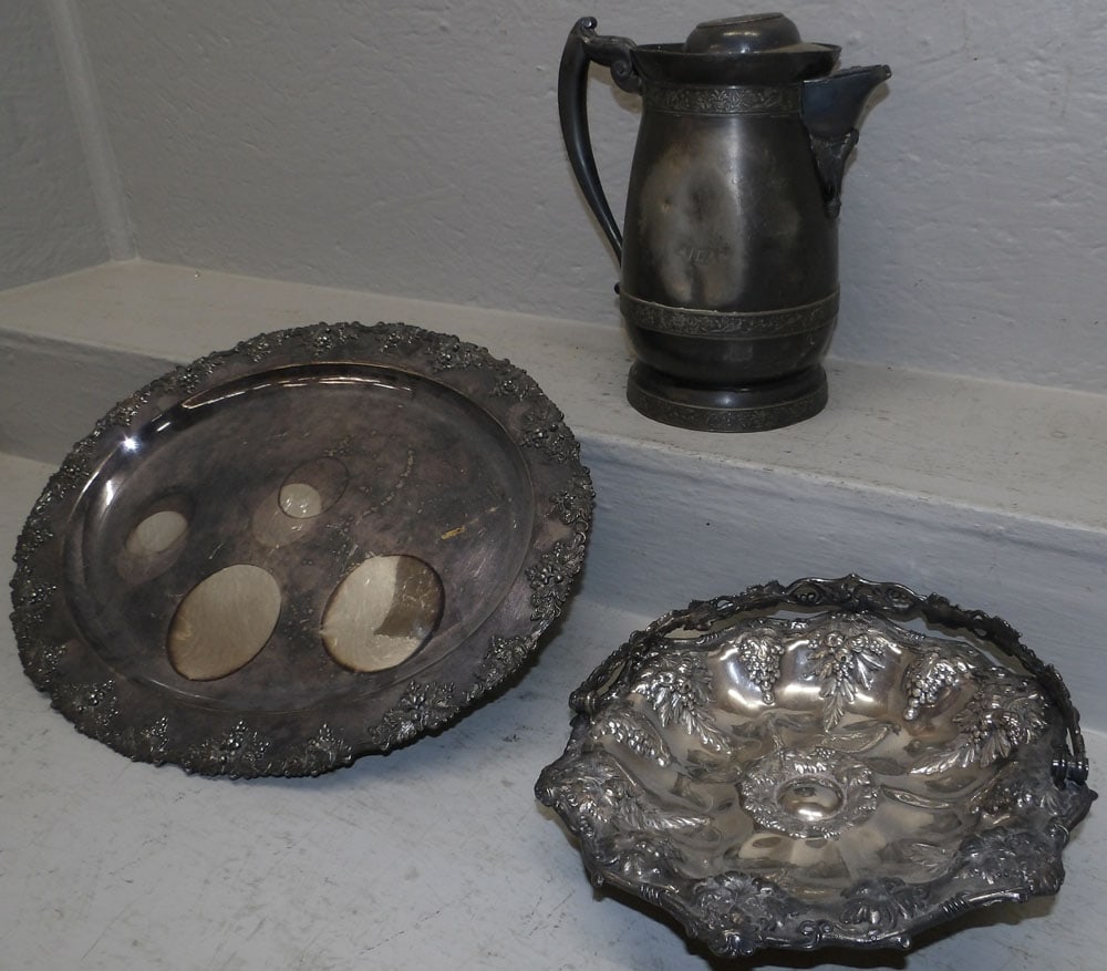 Three Silver Plate Items - 3