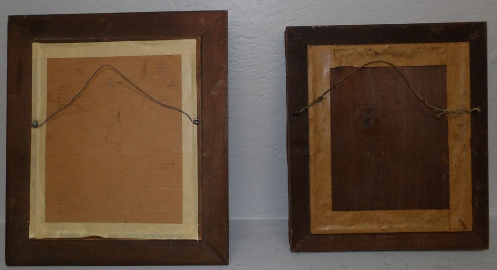 Two Walnut Shadow Box Frames - 5