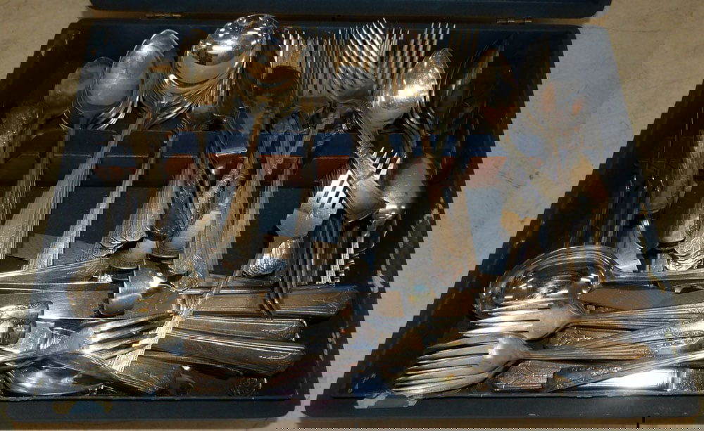 Silver Plate Flatware In Original Box - 4