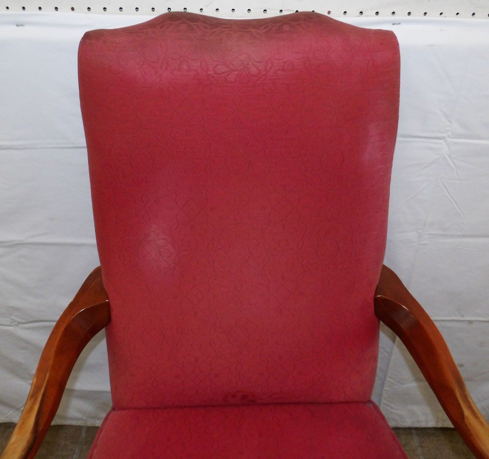 Cherry Upholstered Arm Chair - 2
