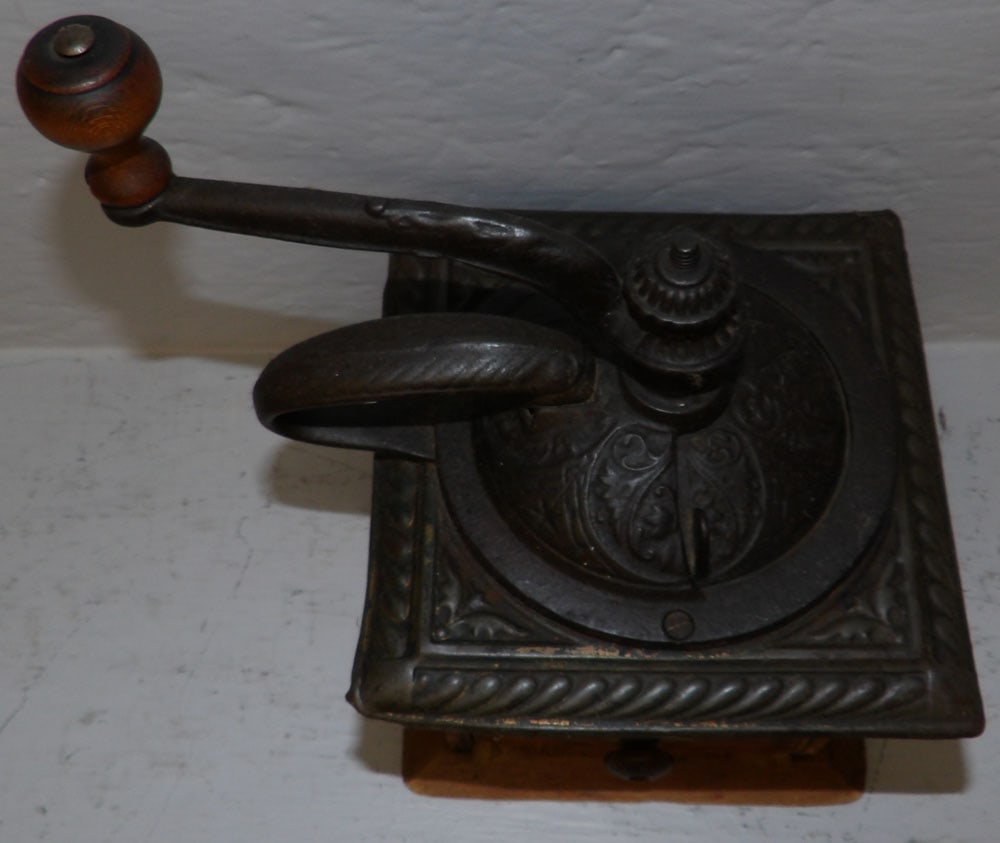 Antique Maple Coffee Mill - 3