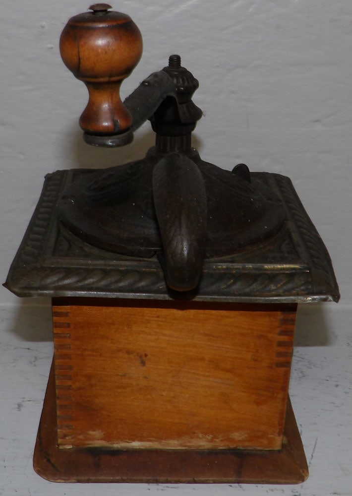Antique Maple Coffee Mill - 4