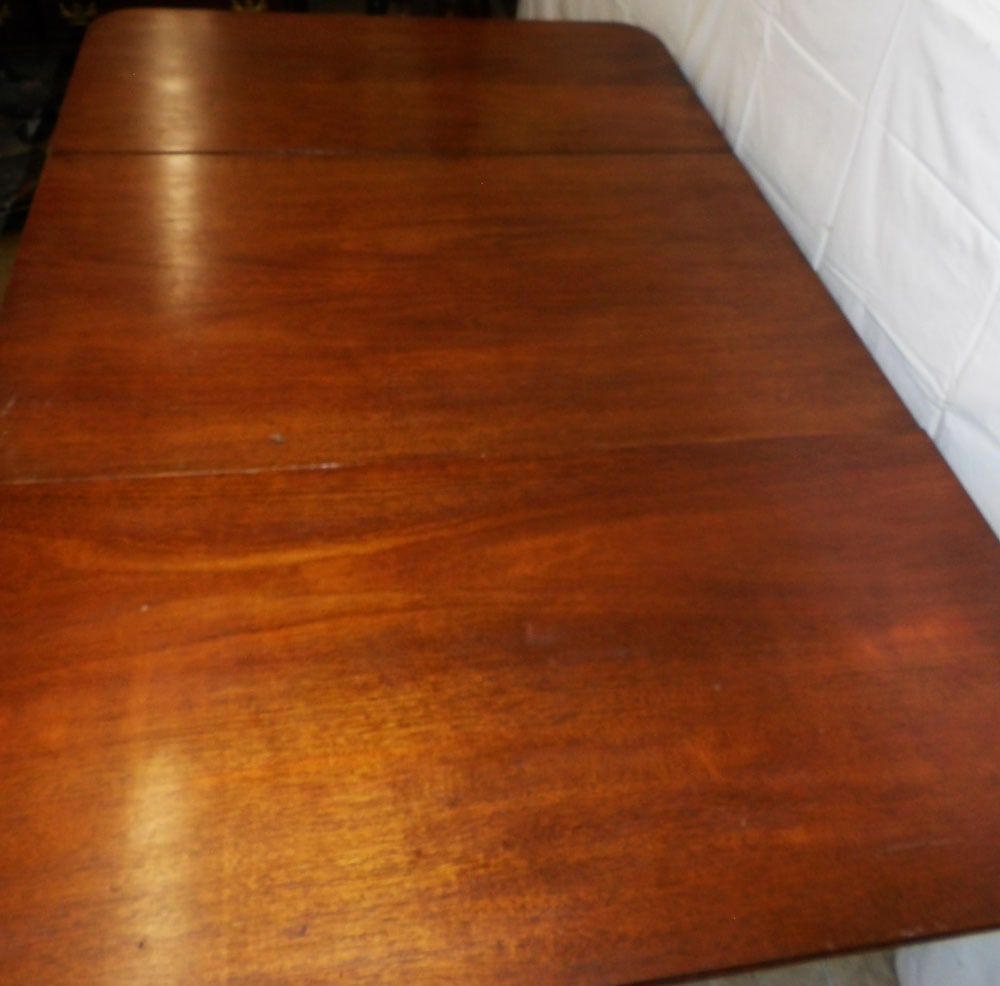 Mahogany Drop Leaf Table - 4