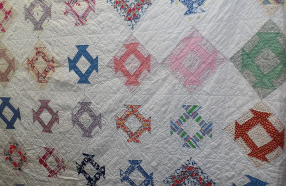 Antique Hand Made Quilt - 2