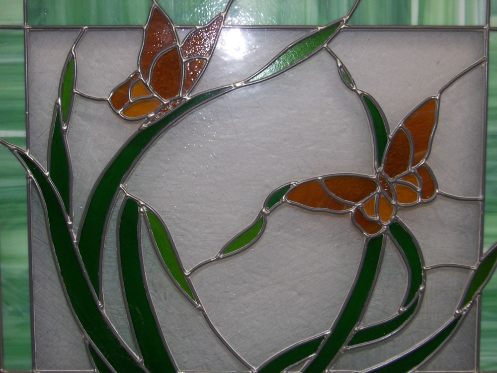Stain Glass Window Panel - 2