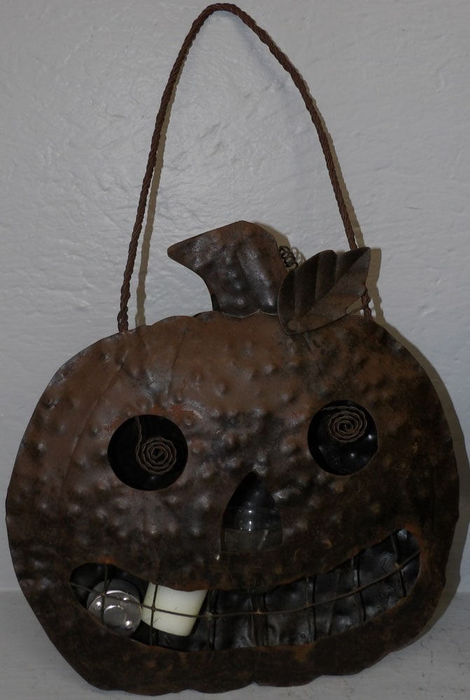 Two Tin Candle Holders - 2