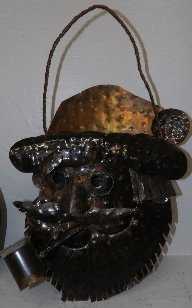 Two Tin Candle Holders - 3