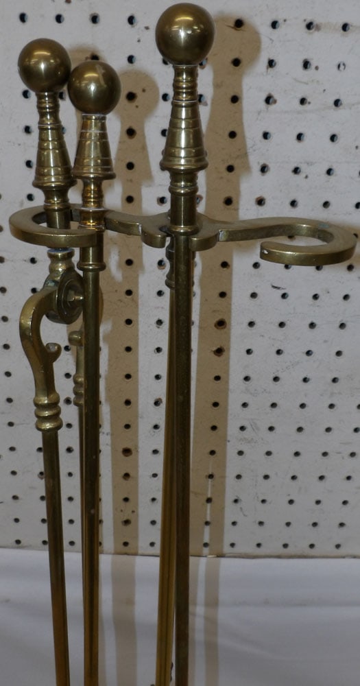 Brass Fire Tools - 3