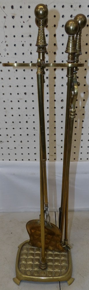 Brass Fire Tools - 4