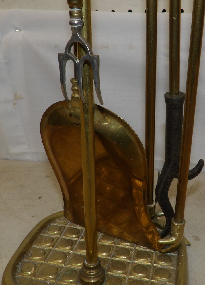 Brass Fire Tools - 5