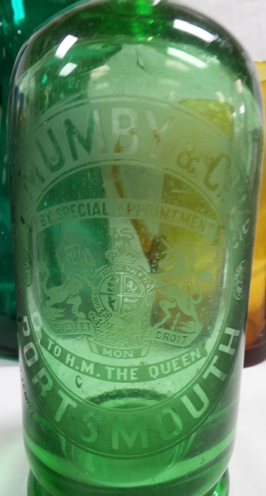 Lot Colored Glass Items - 5