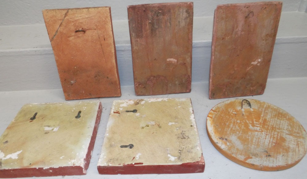 Lot Ceramic Wall Clocks - 6