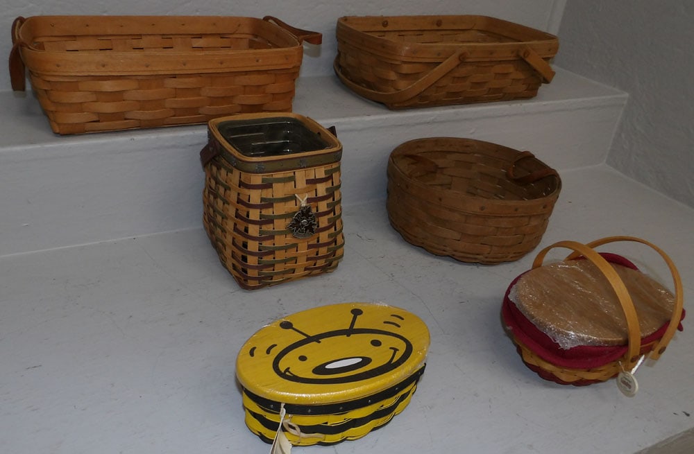 Lot Six Longaberger Baskets - 2