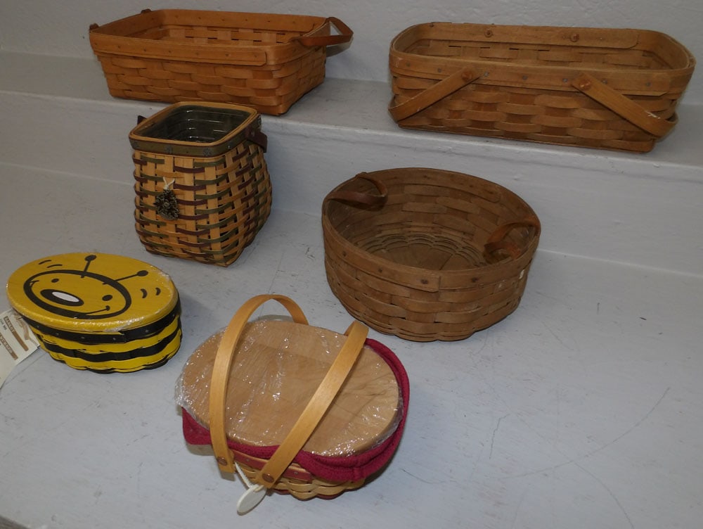 Lot Six Longaberger Baskets - 3