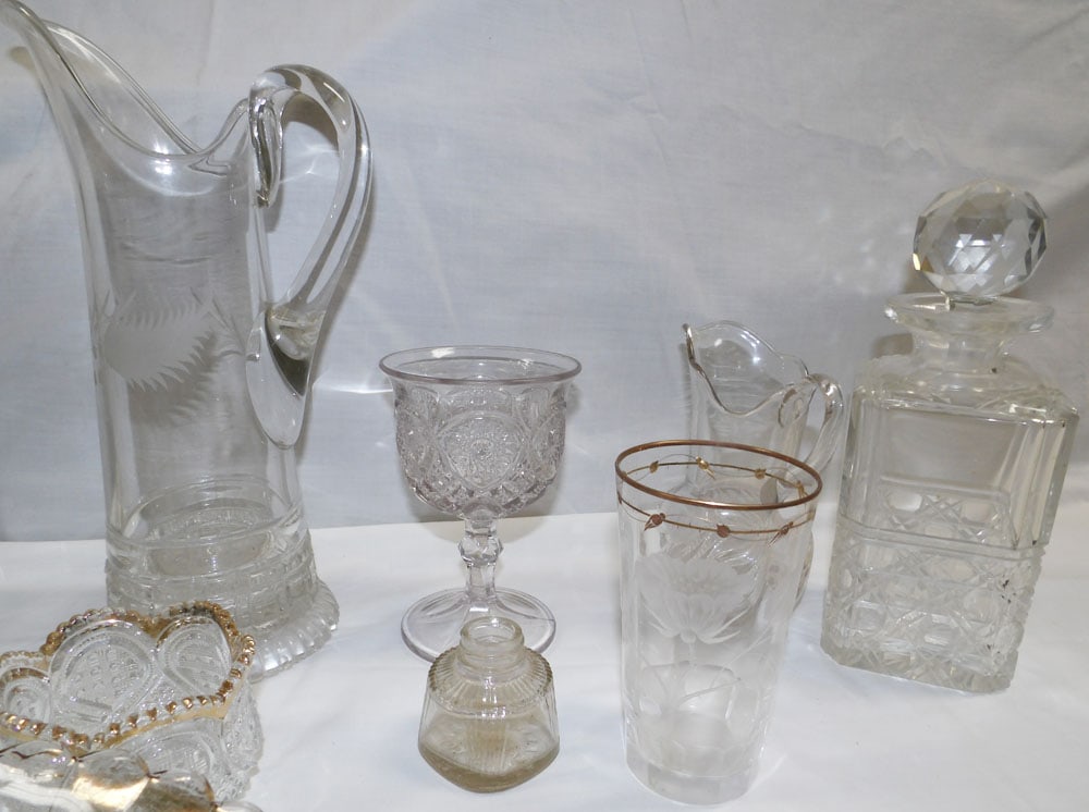 Lot Glass Items - 3