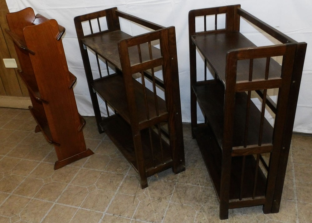 Three Book Shelves - Two Are Folding - 3
