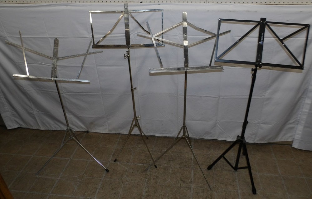 Four Metal Music Stands (1 of 7)