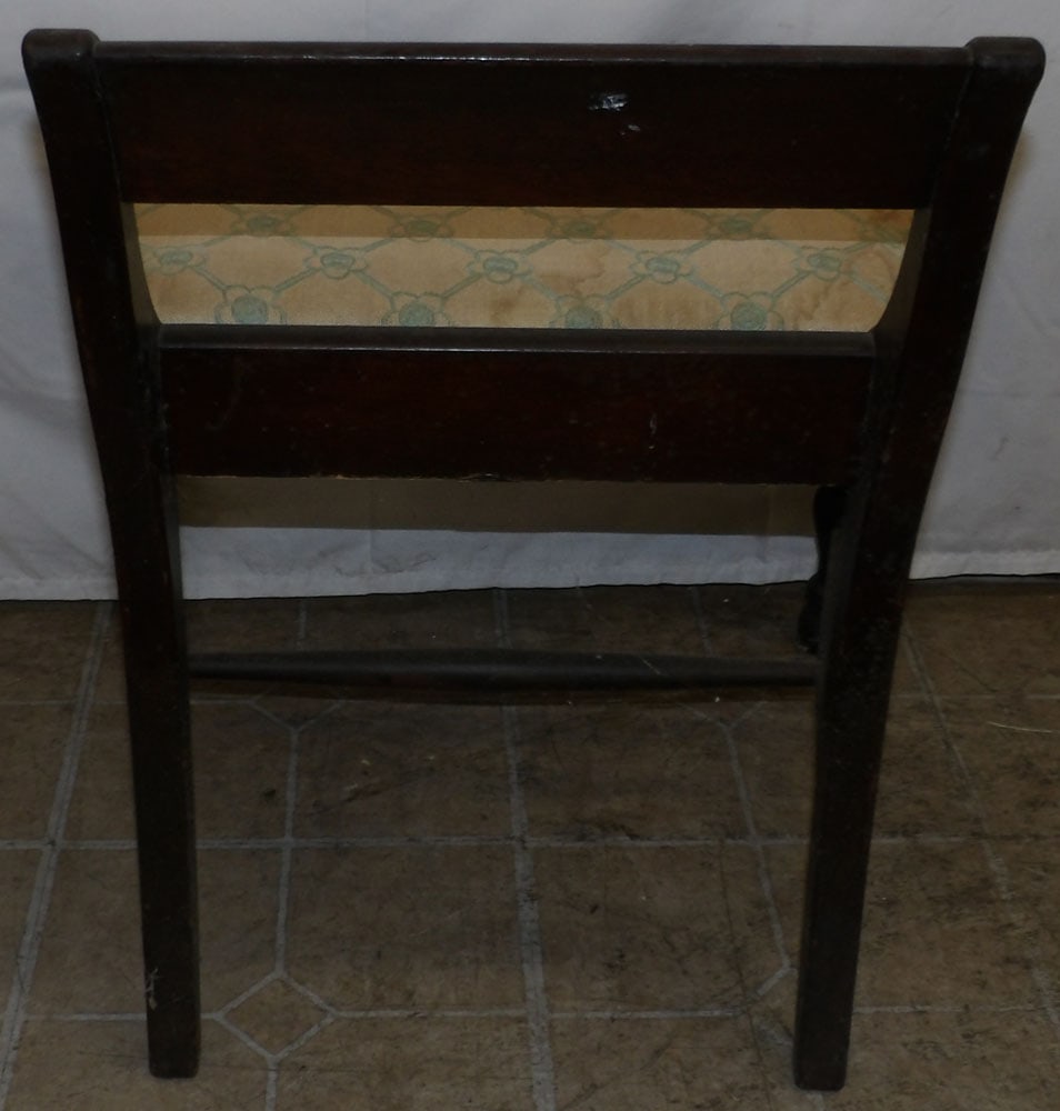 Mahogany Vanity Bench - 5