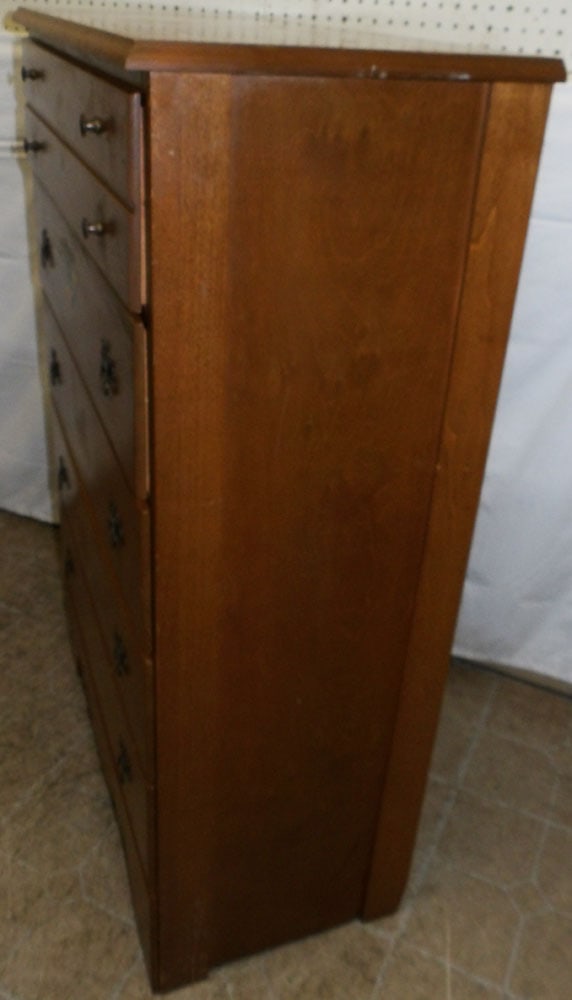 Maple Five Drawer Chest - 5