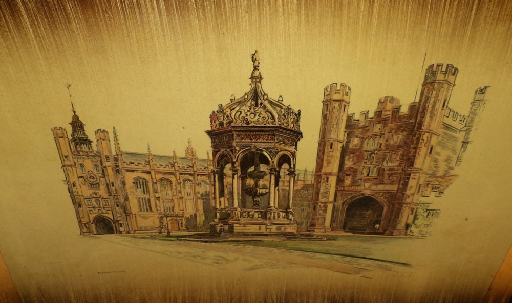 Gilded Metal Lamp - 3