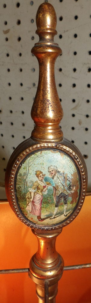 Gilded Metal Lamp - 5