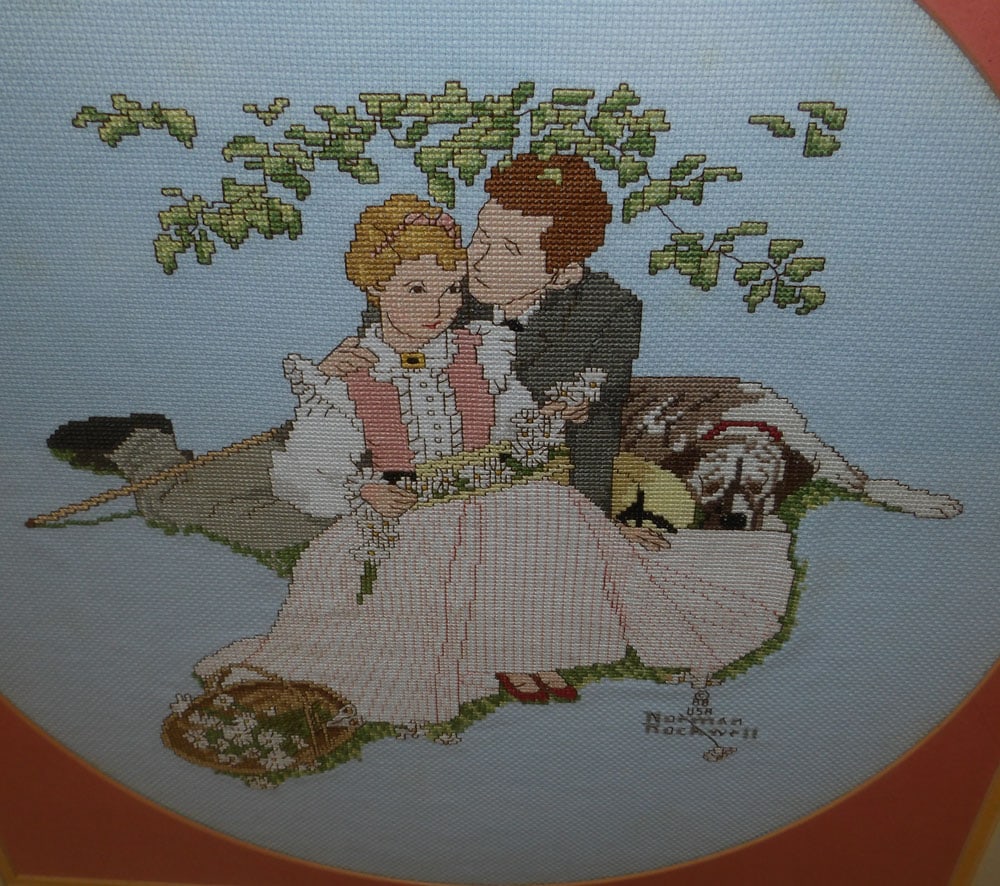 Two Framed Needleworks - 2