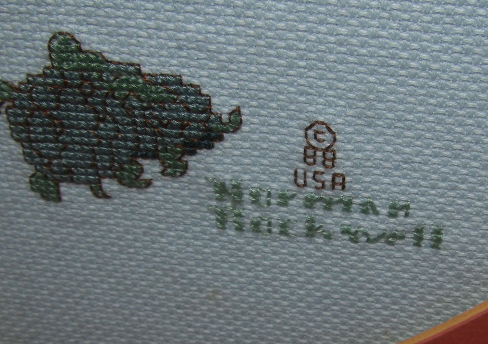 Two Framed Needleworks - 5