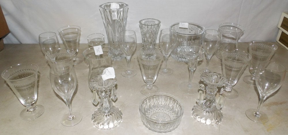 Lot of Crystal Items (1 of 5)