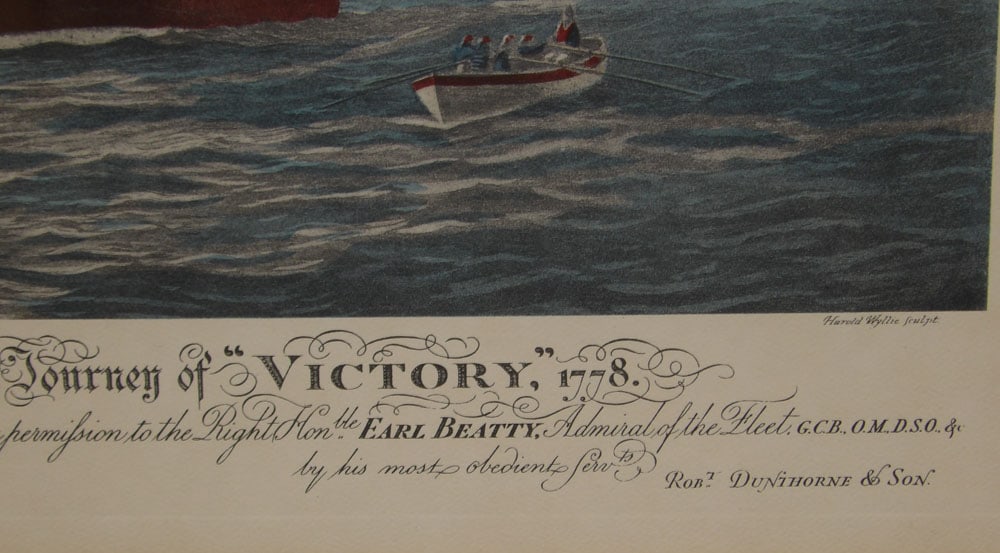 Framed Ship Print - 3