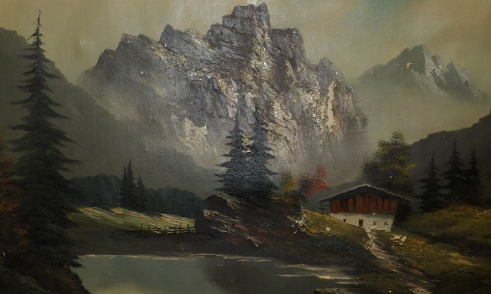 Framed Oil on Canvas - 2