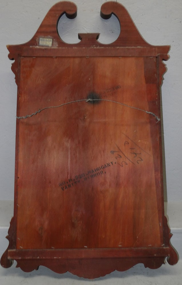 Mahogany Framed Mirror - 4