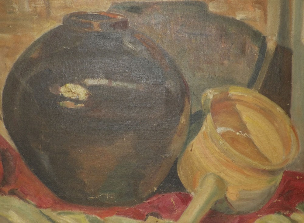 Framed Oil on Canvas - 2