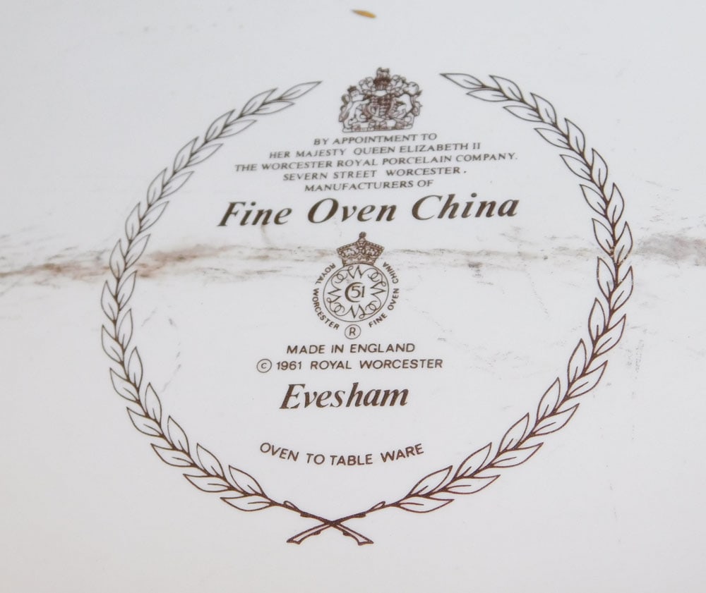 Three Royal Worcester "Evesham" Casseroles - 4