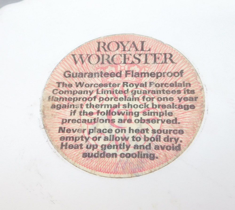 Three Royal Worcester "Evesham" Casseroles & One Dessert Dish - 4