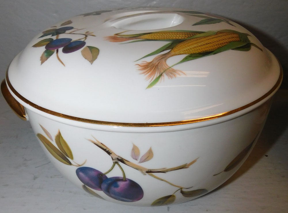 Two Royal Worcester "Evesham" Covered Dishes - 2